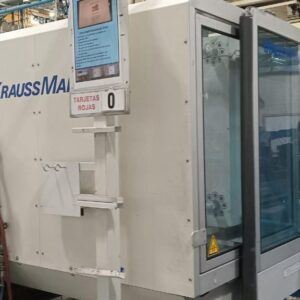 Máquina de inyección de plástico KraussMaffei de 350 toneladas, año 2009.