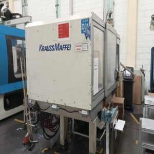 Máquina de inyección de plástico KraussMaffei de 200 toneladas, año 2005.